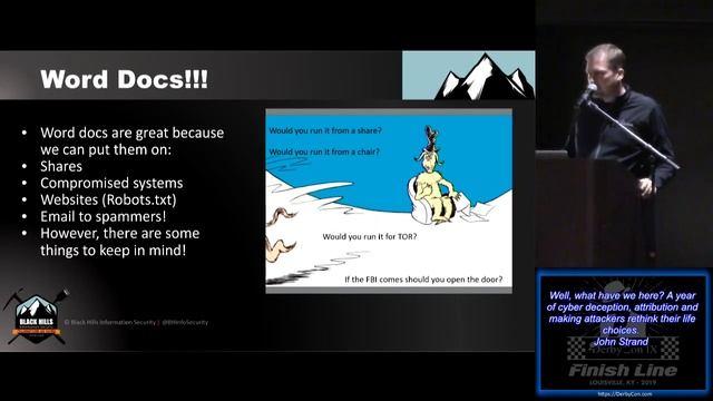 3 00 Well what have we hereA year of cyber deception attribution and making attackers rethink their смотреть онлайн