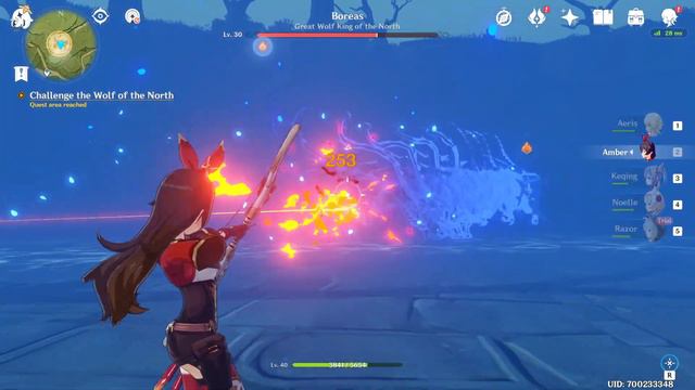How to Find, Fight, and Beat Lupus Boreas in Genshin Impact - Story Quest смотреть онлайн
