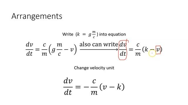 Analytical Solution of Parachute Problem Differential Equation 1st Order Equation смотреть онлайн