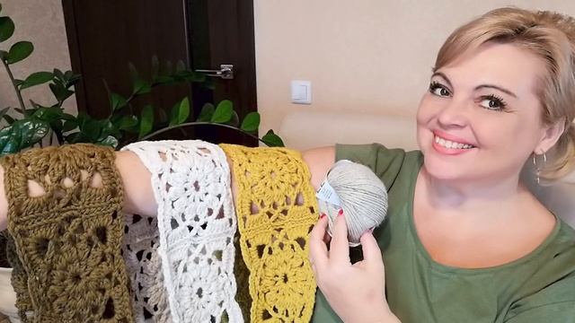 ВЯЗАНИЕ? ПЛЕД и ПОДУШКА - ПОДРУЖКА #пледкрючком #вяжупросто смотреть онлайн