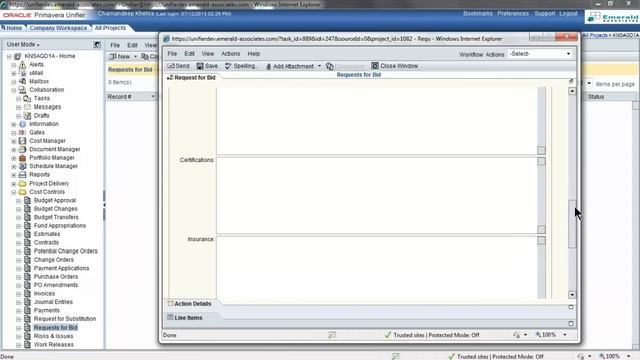 How To Create A Request For Bid - Oracle Primavera Unifier смотреть онлайн