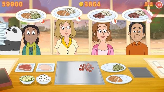 WE BARE BEARS | StirFry Stunts смотреть онлайн