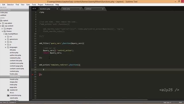 wordpress development - user login, register, query vars, template redirect, action смотреть онлайн
