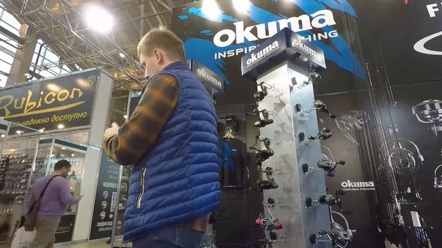 Новинки от OKUMA. Охота и Рыболовство на Руси 2020. Новые Катушки и Шнуры. смотреть онлайн