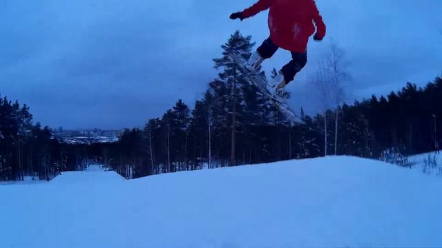 Уктус сноупарк, тренировка nose grab смотреть онлайн