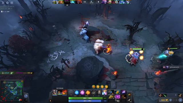 Dota 2 - Играем на инвокере как на Piano смотреть онлайн