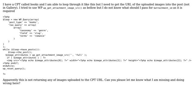 Wordpress: Issue on Getting URL of Uploaded Image to a Custom Post Type смотреть онлайн