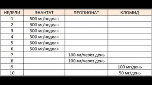 Базовый курс на массу. Тестостерон ЭНАНТАТ + ПРОПИОНАТ. Курс новичка