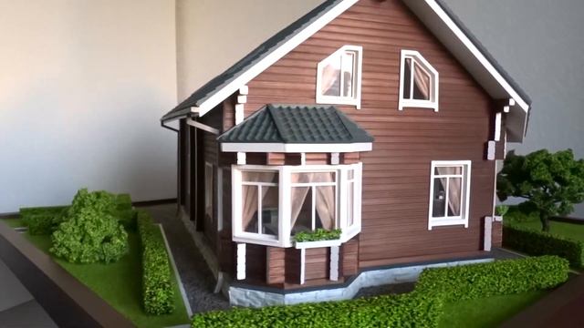 Макет дома из бруса смотреть онлайн