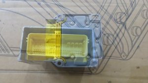 Блок AIR BAG управления подушками безопасности Туарег 2011- Порш Кайен  7p0959655B