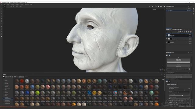 03. Painting Distribution And Length-Thickness Maps In Substance Painter