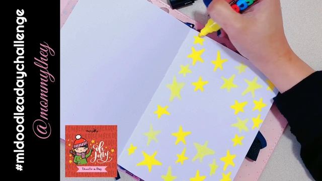Day 1 | Jolly Doodle A Day Challenge! | Drawing A Star