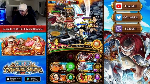Legends of ONE PIECE Treasure Cruise - QCK Whitebeard смотреть онлайн