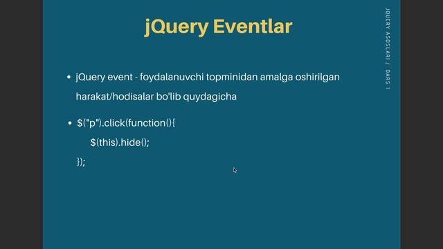 #2 - jQuery selektorlar смотреть онлайн