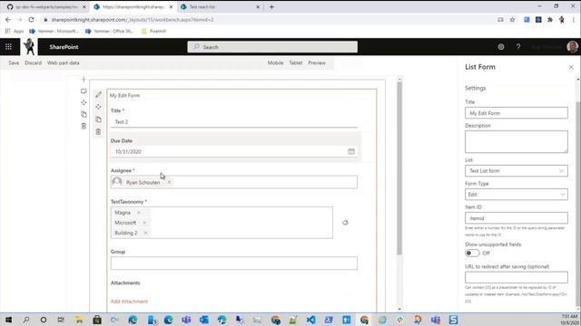 Building a list editing web part with React смотреть онлайн