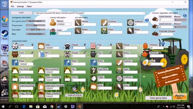Farming Simulator 17 Save Game Editor Tutorial. смотреть онлайн