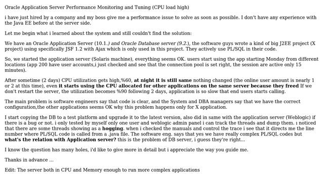 DevOps & SysAdmins: Oracle Application Server Performance Monitoring and Tuning (CPU load high) смотреть онлайн