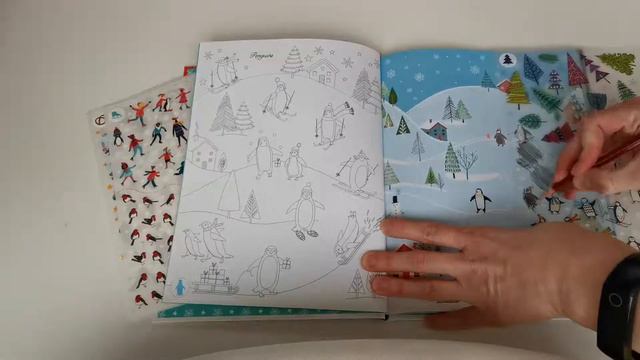 Rub-down transfer book Christmas смотреть онлайн