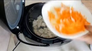 Плов с курицей в мультиварке Плов с курицей в мультиварке редмонд