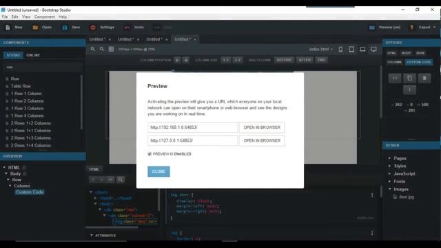 How to centre images and text in Bootstrap Studio BSS смотреть онлайн