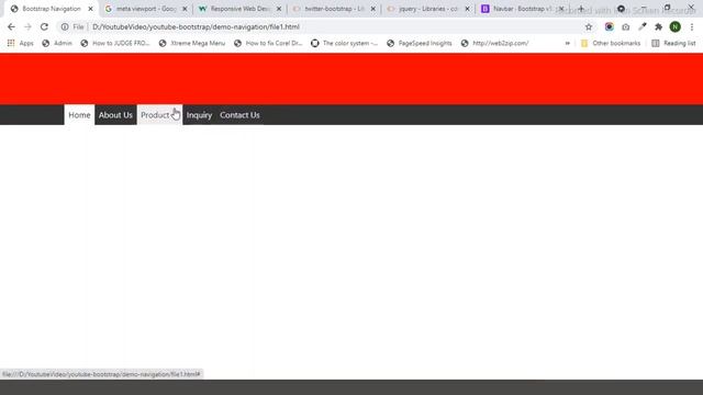 How to use bootstrap navigation in our website (Hindi) смотреть онлайн