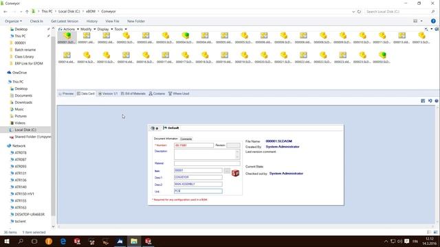 ERP Link for SOLIDWORKS PDM with automated BOMs/Items export смотреть онлайн