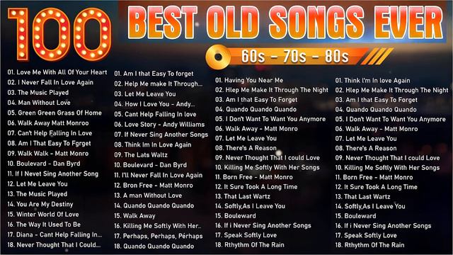 Oldies But Goodies 50s And 60s   Legendary Songs Classic Golden Oldies Greatest Hits 60s 70s