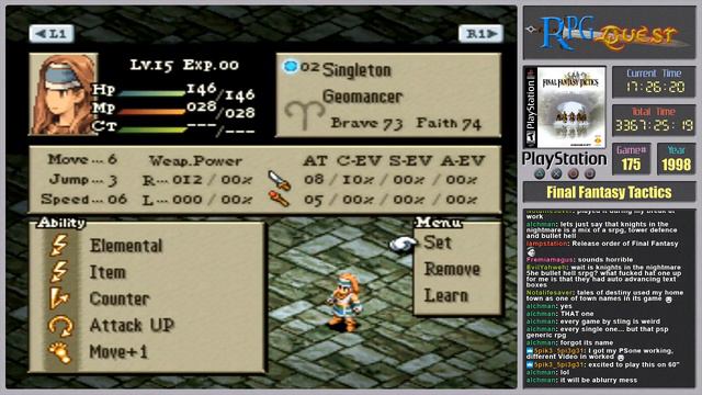 RPG Quest #175: Final Fantasy Tactics (PS1) Part 4 смотреть онлайн