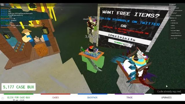 2 CASE CLICKER CODES! [EXPIRED] {ROBLOX} смотреть онлайн