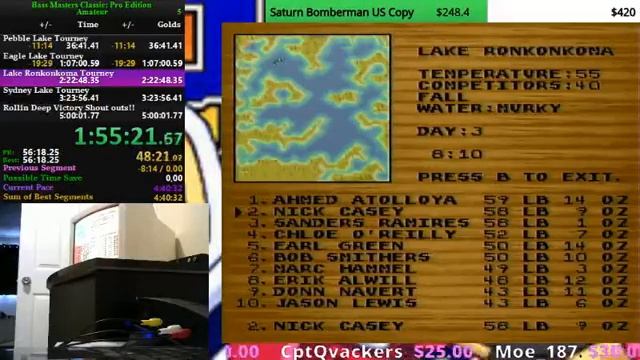 3:49:40 Bass Masters Classic: Pro Edition (SNES) [Amateur] смотреть онлайн