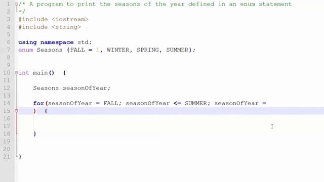 Enumeration Data Type in C++, Basics Part 1 смотреть онлайн