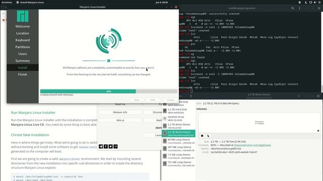 Manjaro Bcache Installation смотреть онлайн