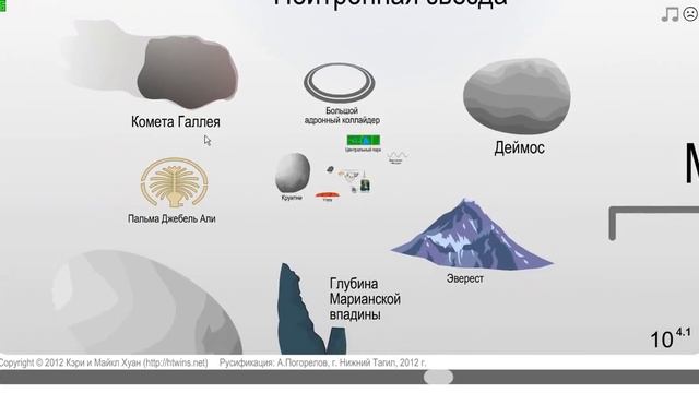 от Планковской длины до размера видимой Вселенной смотреть онлайн