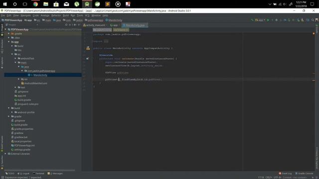 Create PDF Reader in Just 3 Minutes - Android Studio 3.0 [100% Working] смотреть онлайн
