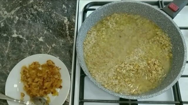 МАДЖАДРА Рецепт. Что приготовить на ужин?! Плов с чечевицей без мяса! смотреть онлайн