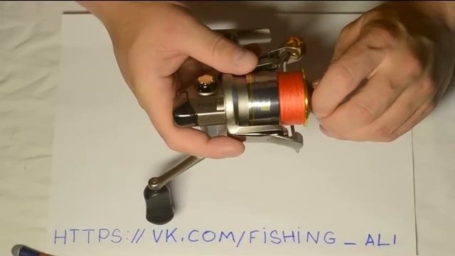 Безинерционная катушка для спининга RYOBI Excia с Aliexpress обзор снаружи и изнутри смотреть онлайн