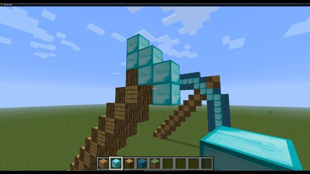 как сделать алмазную кирку в minecraft смотреть онлайн
