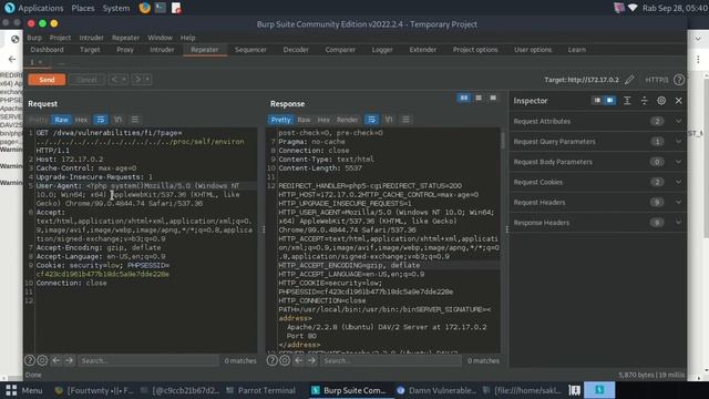 [Bahasa Indonesia] Local File Inclusion To RCE using /proc/self/environ DVWA смотреть онлайн