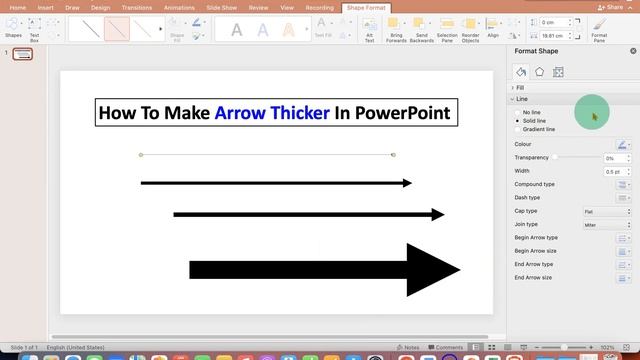 How To Make Arrow Thicker In PowerPoint смотреть онлайн