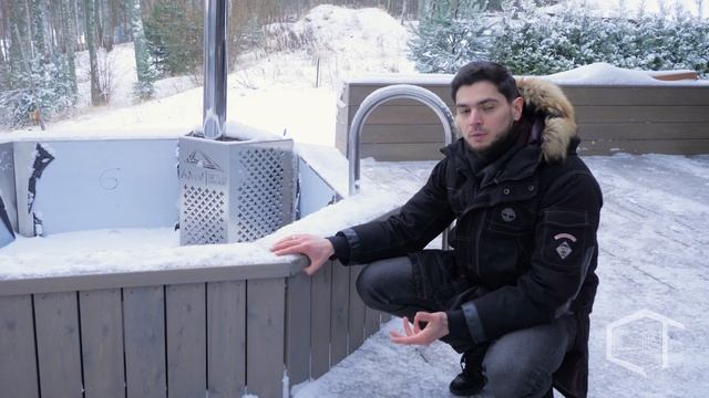 Терраса с купелью и барбекю. Как построить красивую террасу? смотреть онлайн