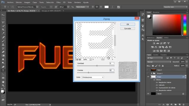 Photoshop: Como Hacer un Texto de Fuego. Tutorial смотреть онлайн
