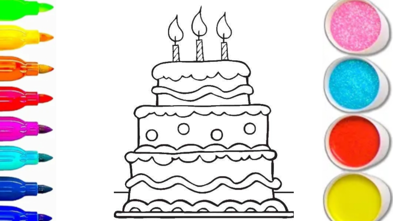 КАК НАРИСОВАТЬ ТОРТ смотреть онлайн