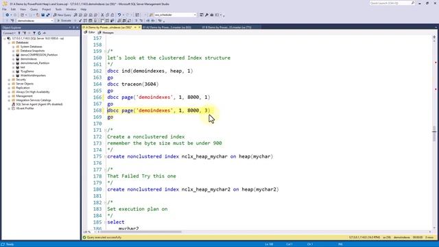 SQL Server DEMO's: SQL Internals Heaps & Indexes!! смотреть онлайн