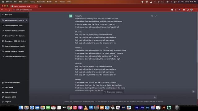 How To Write Song Lyrics with Chat GPT - A.I Examples for Kanye West, Rihanna, and Post Malone смотреть онлайн