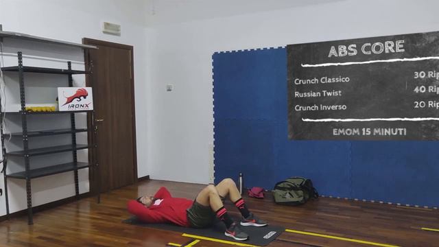 AbsCore: Circuito Addominali Con Metodi Di Allenamento EMOM [15 MInuti]