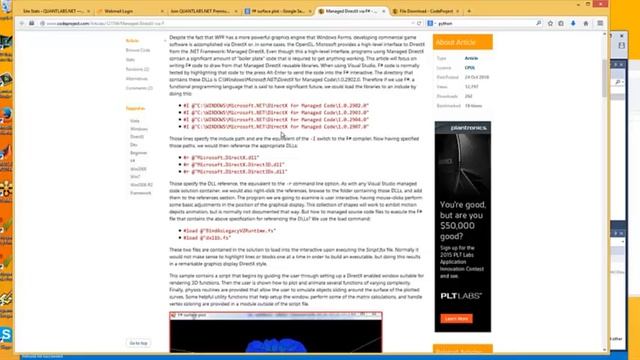 Instant DotNet F# surface plot with Visual Studio faster than Python смотреть онлайн
