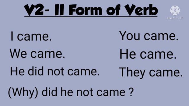 Where to use V2 | 2nd Form of Verb | Past Indefinite Tense смотреть онлайн