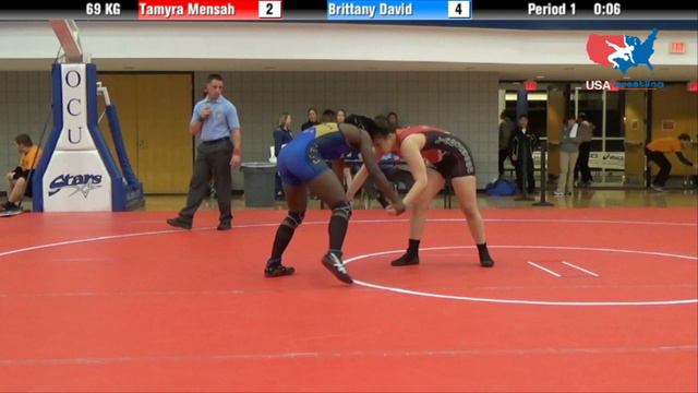 69 KG True 2nd - Tamyra Mensah (Titan Mercury/Wayland Baptist) vs. Brittany David (Lindenwood) смотреть онлайн