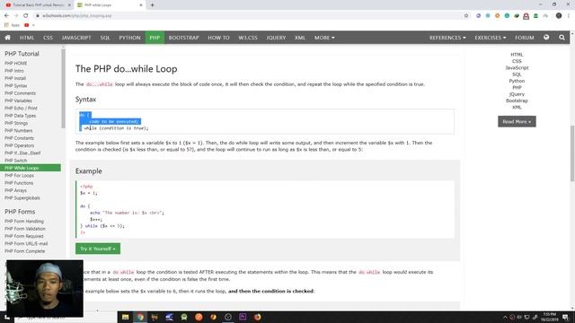 9. Loops - Tutorial Dasar PHP смотреть онлайн