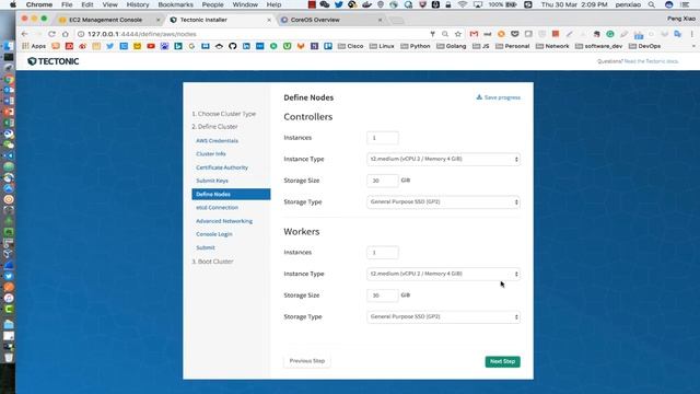 Setup Kubernetes Cluster on AWS with Tectonic смотреть онлайн